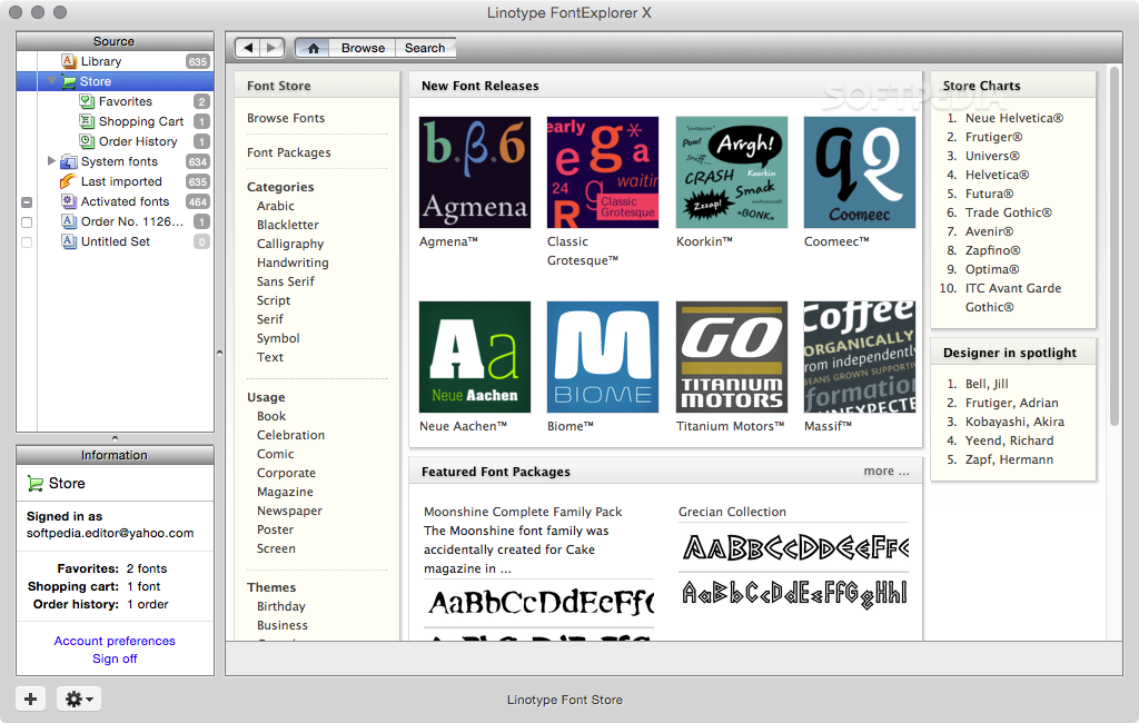 Linotype Fontexplorer Mac Free Download